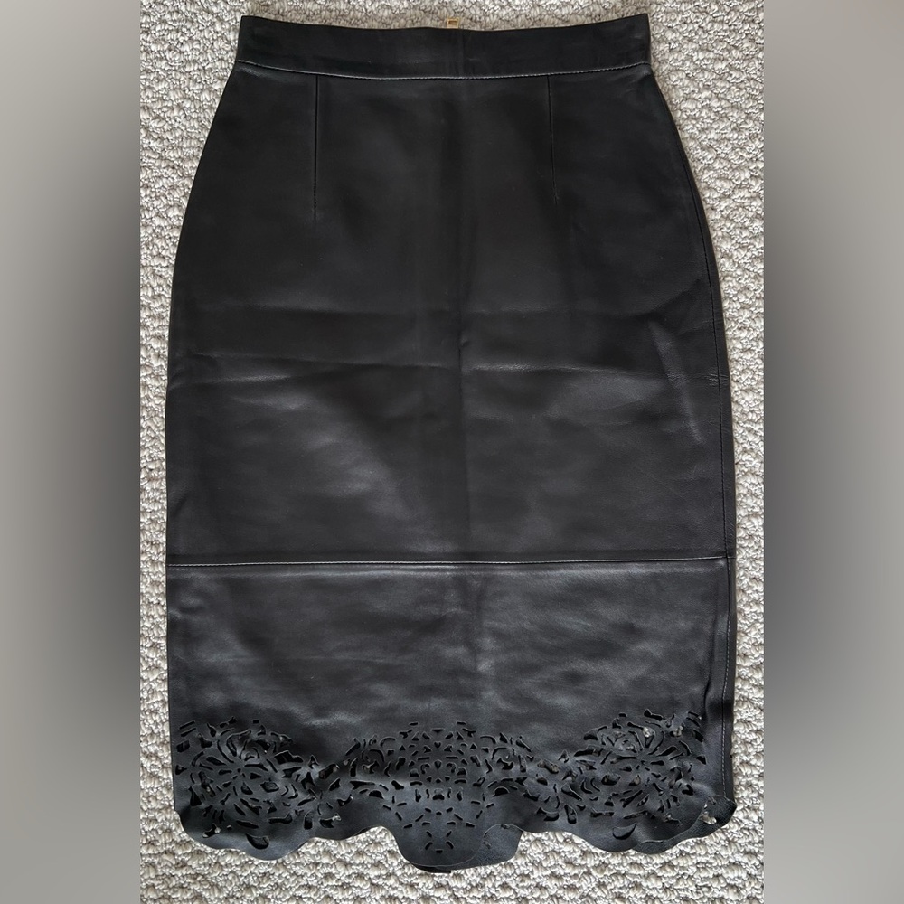 Leather skirt from Reiss